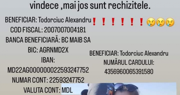 APEL UMANITAR: Donați și salvați-o pe Ana Todorciuc, o tânără de 28 ani din Republica Moldova, bolnavă de leucemie acută- Ea luptă pentru viață cu această boală nemiloasă și speră într-o minune că se va face bine și se va bucura din nou alături de familia ei. (GALERIE FOTO, VIDEO)